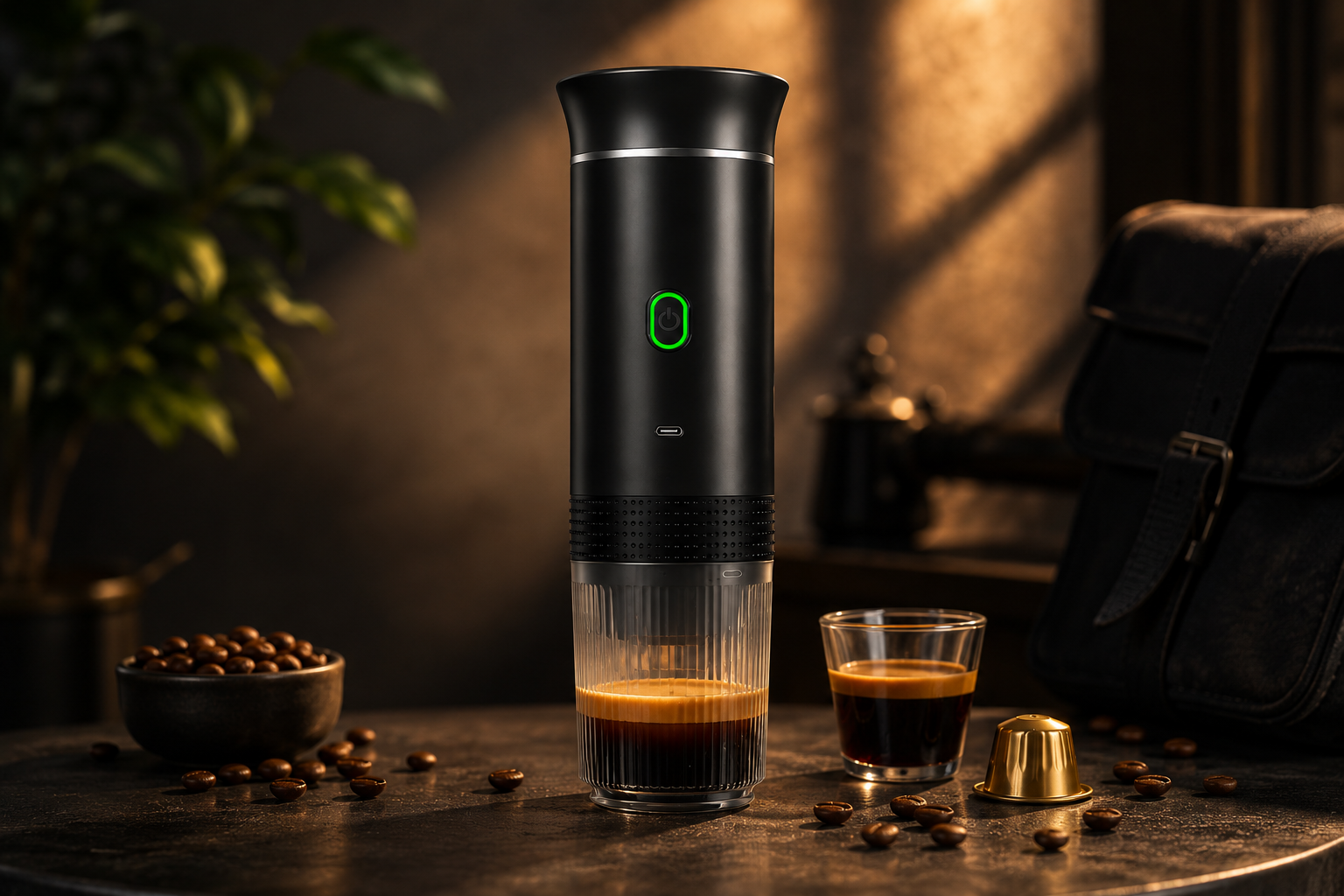 Discover the joy of fresh coffee on the go.