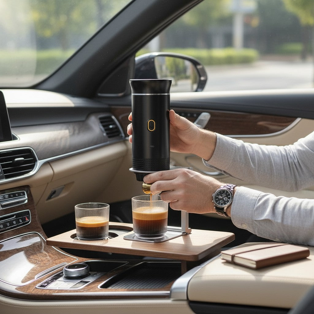 Portable Wireless Espresso Machine | 3-in-1 Coffee Maker for Capsules & Ground Coffee