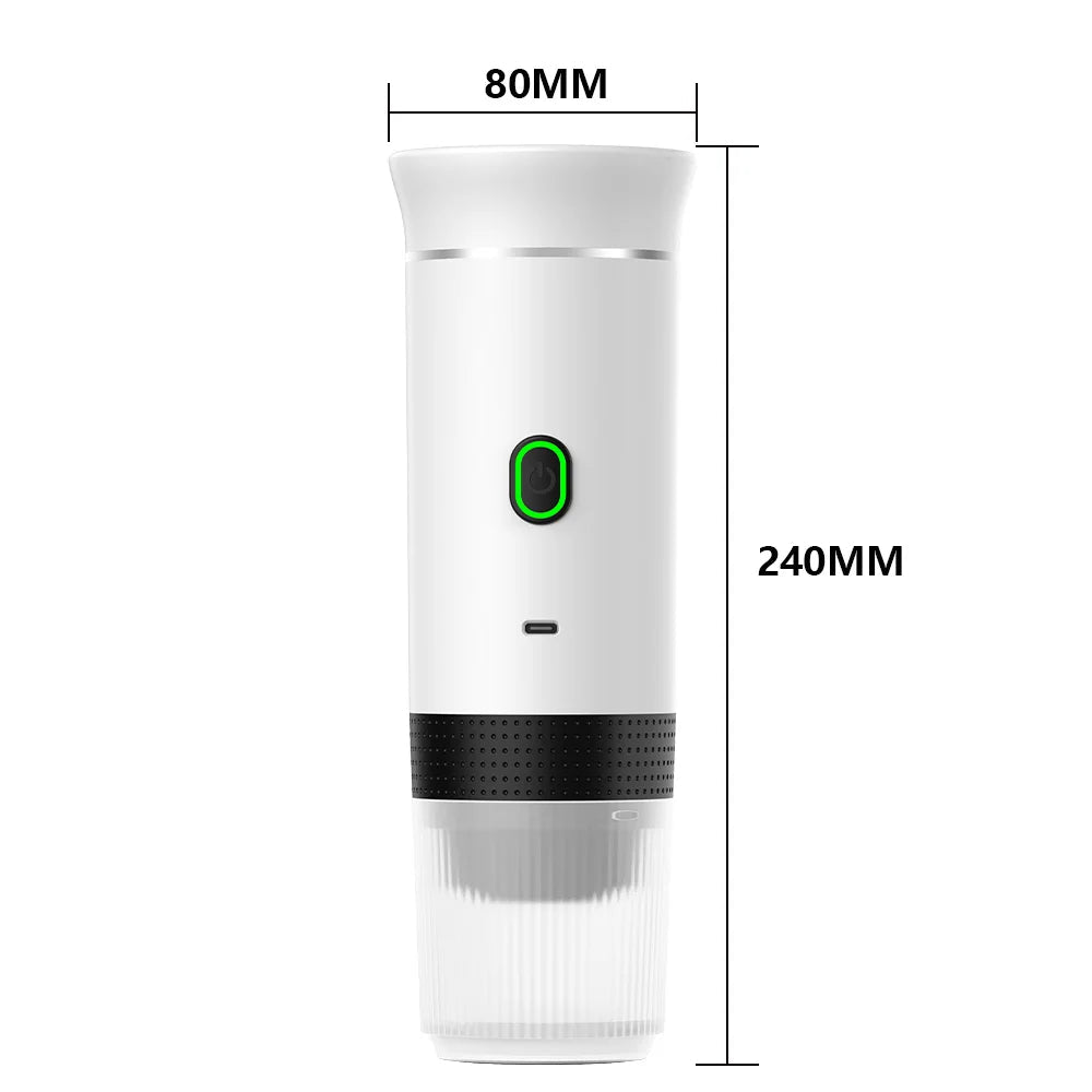 Portable Wireless Espresso Machine | 3-in-1 Coffee Maker for Capsules & Ground Coffee